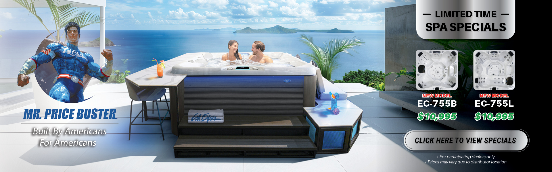 Calspas hot tub being used in a family setting - St Louis